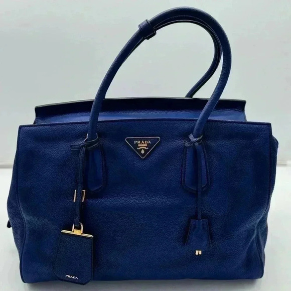 PRADA Vitello Daino Grained Leather with FREE ENTRUPY when purchased! - Picture 1 of 16